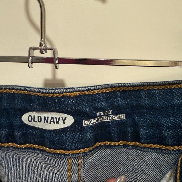 Old Navy High Rise Distressed Denim Cutoff Shorts Women’s 8 - Picture 4 of 6